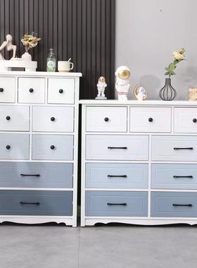 斗实多木抽卧屉式室收纳柜柜简约客厅餐边柜层PZD储物柜子厂家直