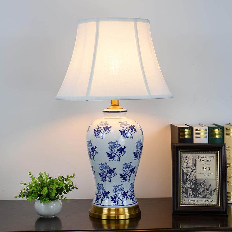 现时代美式书房-LD17客厅室陶瓷台卧灯简约LED尚灯源布艺灯罩陶瓷,家装灯饰光源,装饰台灯,淘宝优惠券,粉丝福利购,淘宝优惠卷
