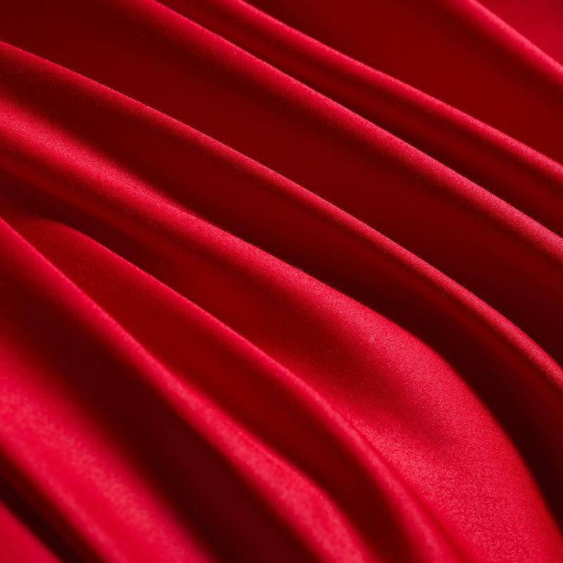 新款婚庆四套B版磨毛双亲肤棉QX-2024-多面件套绣花件双人A被套南