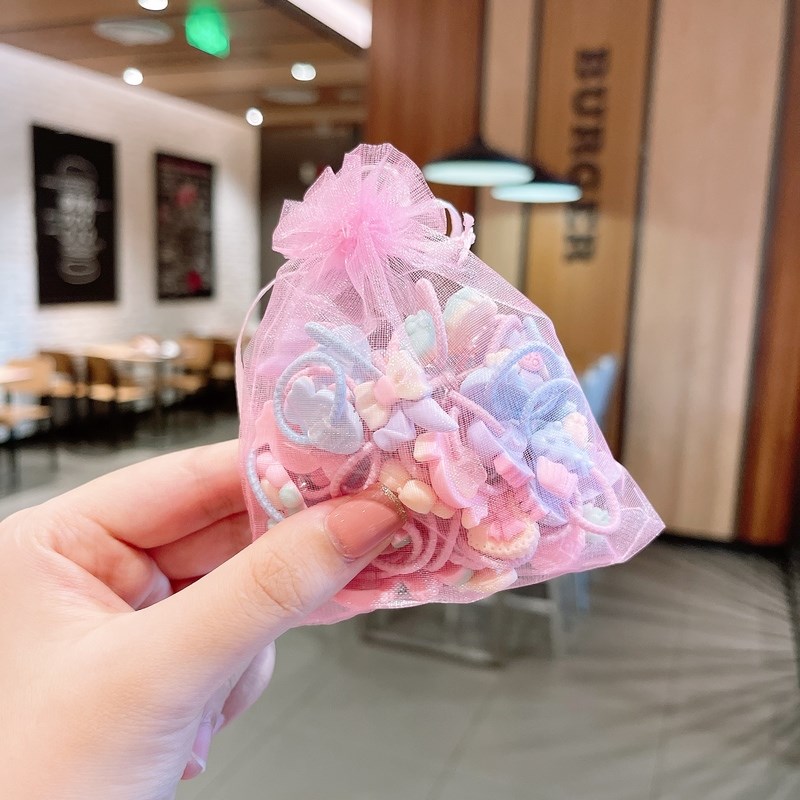 儿童宝宝可爱皮筋不伤发弹性x好发圈女扎头发绳发饰头绳绑头发头