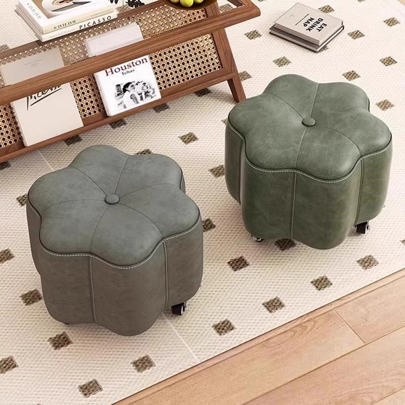 万向轮小凳子带i娃神器软包防磕碰儿童小凳子家用客厅带轮花朵凳,住宅家具,万向轮凳,淘宝优惠券,粉丝福利购,淘宝优惠卷