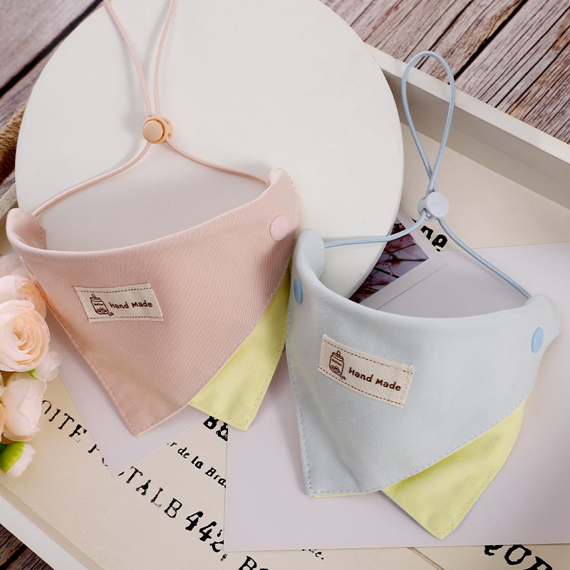 狗狗口水巾宠物小狗围兜围脖装饰高D颜值外出户外三角巾碎花小清