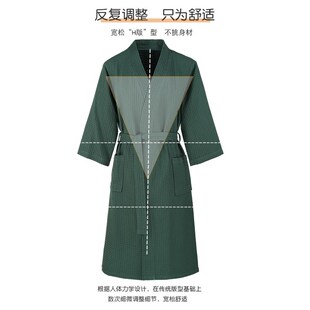 男四季 女睡袍夏季 2024新款 长袖 通用情侣浴 酒f店浴袍纯棉吸水春季