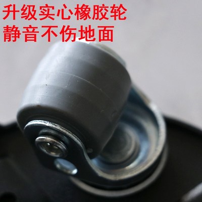 静音万向橡胶滑轮移动搬运神器冰箱洗衣机茶几柜桌W子通用挪动底