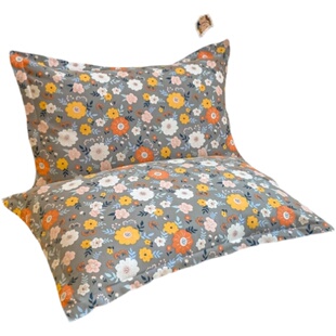 卡通纯棉枕套全棉磨毛枕头枕芯w套大号学生单人48x74cm儿童长方形