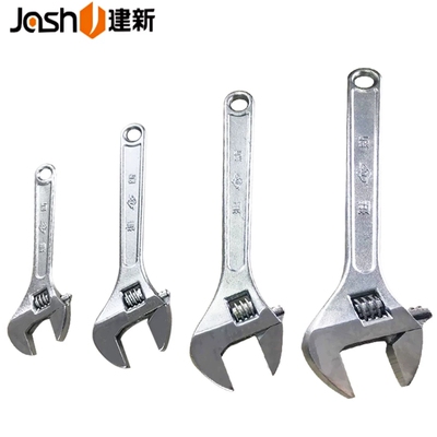 建新活动扳手8寸10寸12寸24寸大开口J活络扳手多功能维修五金工具