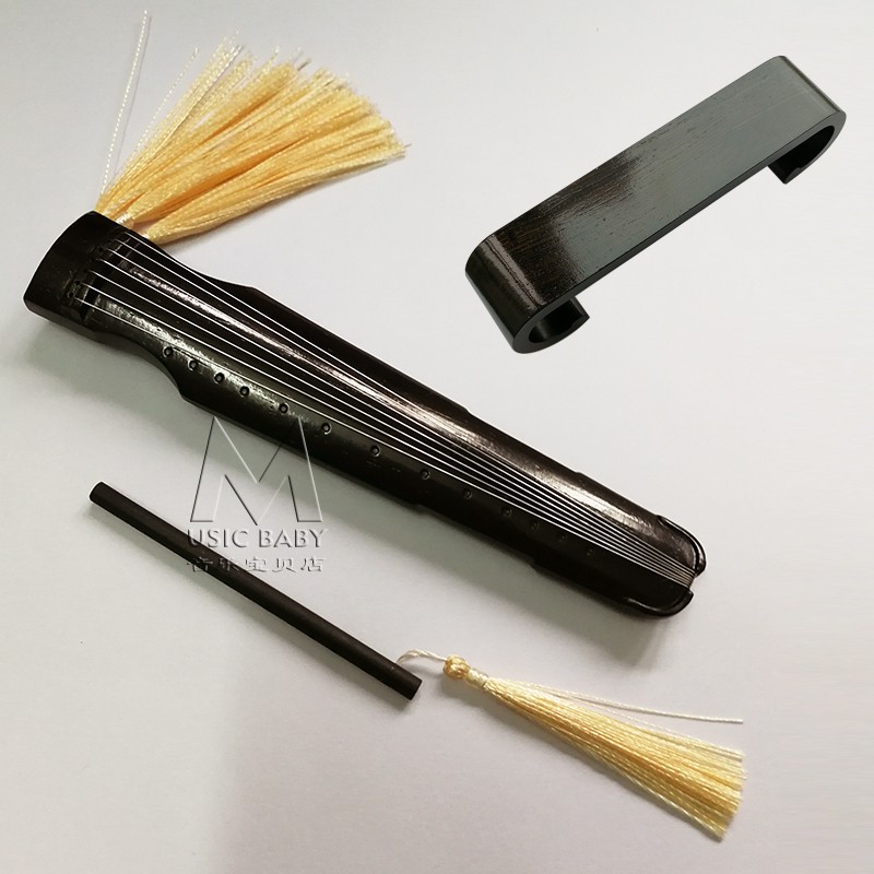 古琴模型摆件装饰伏羲迷q你古琴木制手工家居饰品中国传统礼物客