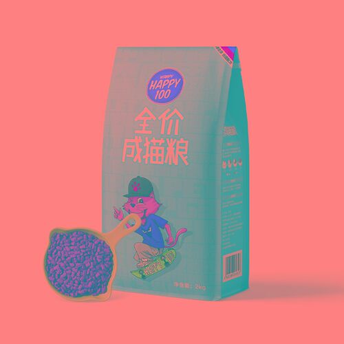 wanpy顽皮猫粮成猫增肥发x腮全价营养成年猫粮4斤蓝猫英短流浪猫