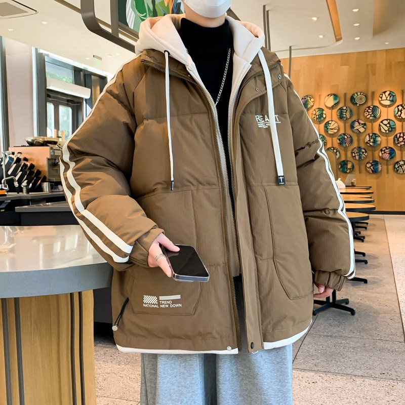 13青少年棉衣男j冬季15岁大童加厚棉袄男士羽绒棉服初中生学生外