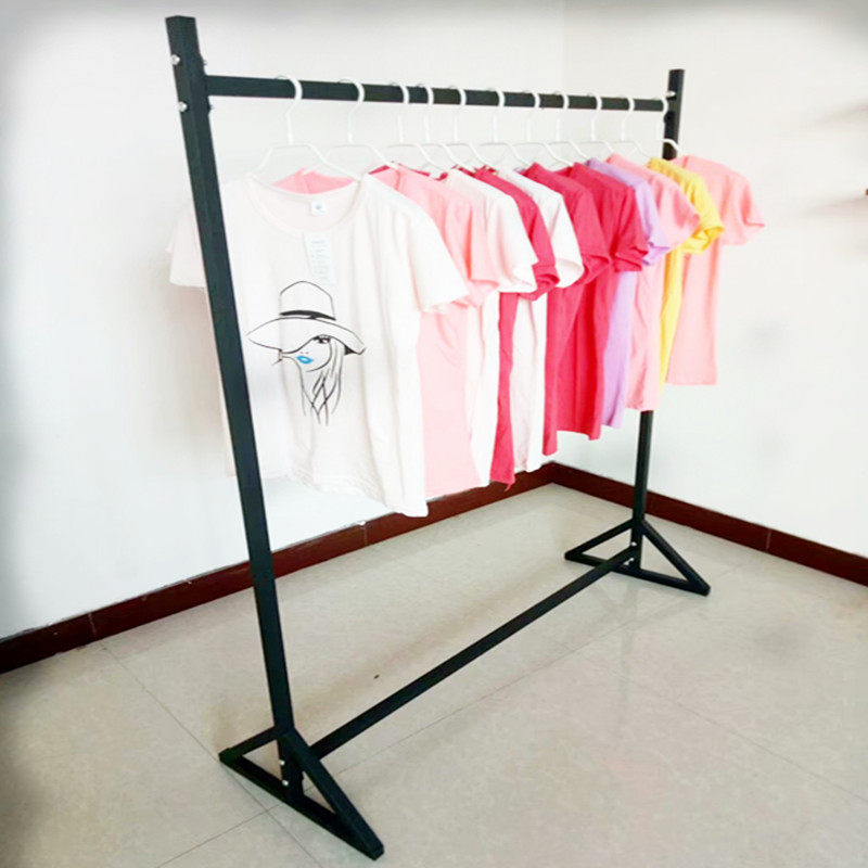 欧式铁艺服装架展示架 r落地式婚纱陈列架 服装店货架侧挂龙门衣