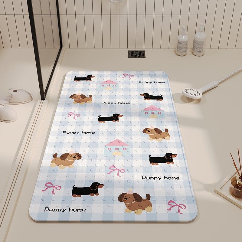 浴室防滑垫PVC卫生间地垫淋y浴房儿童洗澡防摔吸盘垫免洗可擦耐脏,居家布艺,家用脚垫,淘宝优惠券,粉丝福利购,淘宝优惠卷