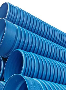 HDPE-IW六棱结构壁管改性高密度聚乙烯六棱波纹管蓝色六棱波纹管