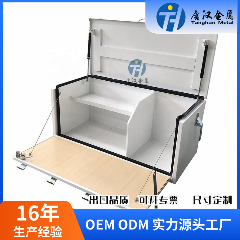 澳洲热销防水铁质工具箱带架
