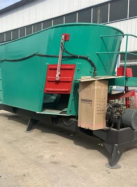 驴动场养牛区电拌草小机一机多用秸秆粉碎一体机场五XUM牛方日粮