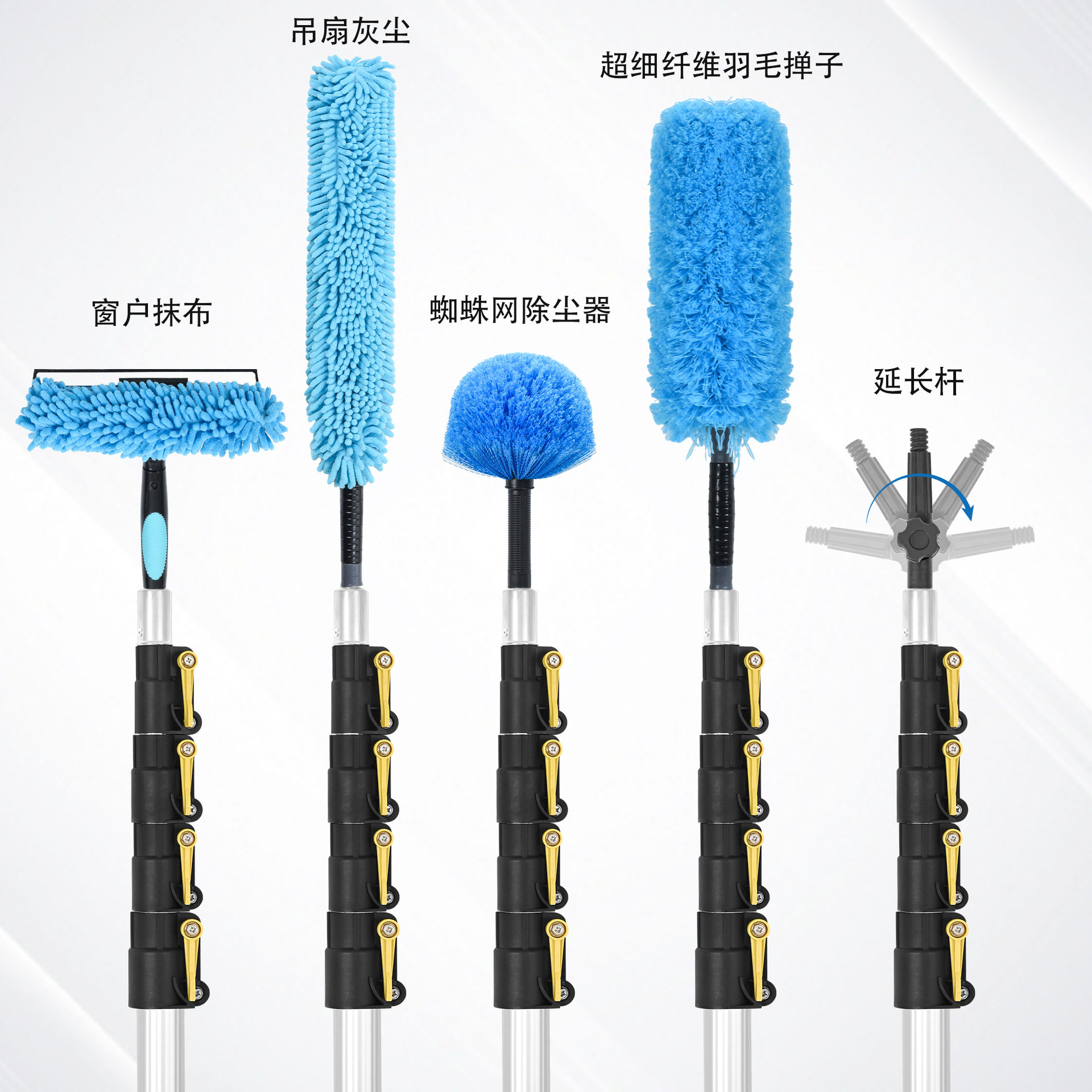 超细纤维雪尼尔可弯曲纱窗刷