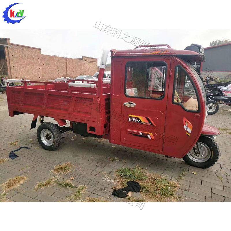 Tricycle汽油摩托车建筑工水泥地砂浆运输车农用三粮食轮自XYY卸