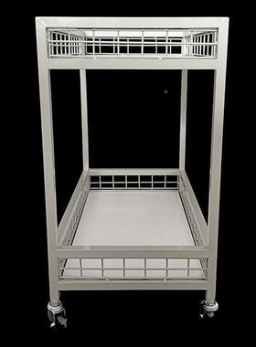 服装间面料位车裁片车物料手推周转车车小型QWV可移车动货车架带