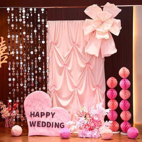 醒狮婚SJK房置布装套装结婚饰男女客厅狮子头摆件婚礼晨方袍拍照