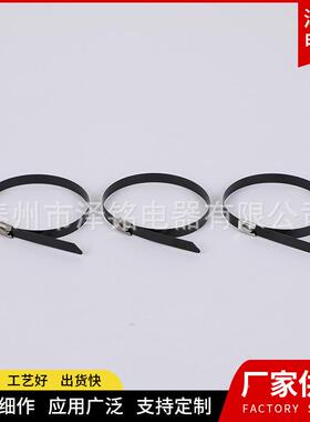 源头厂家直供阶梯式不锈钢塑扎带3GEY喷04/16简材质3一拉即紧操作