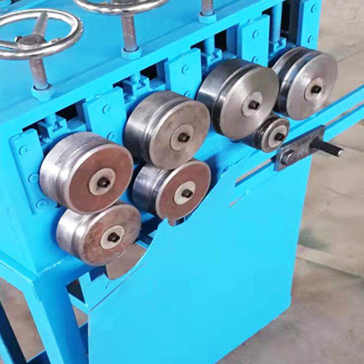 管方圆管自动全打圈机立式椅卧式滚圆机餐桌子IDC五轮盘圆机