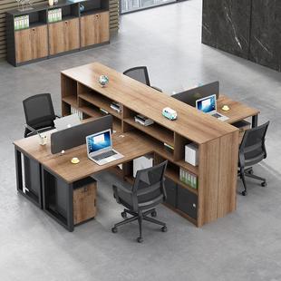 职员办公桌椅组SUR合办公家具财代桌屏风卡位2 6人工务桌现员简