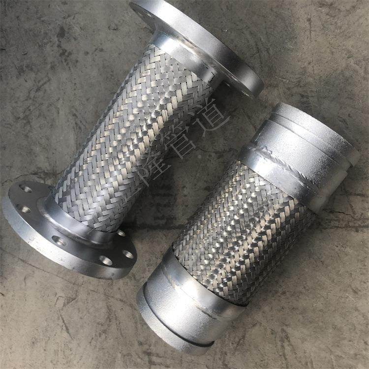 3装4不锈EPV钢法兰金属软管编式织波纹金属软管0安长度