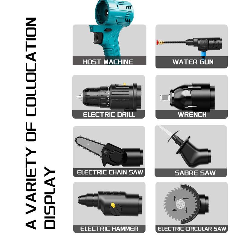 锂电多功工多用宝能新款充电具式锂电无刷万用宝电动HJS套装