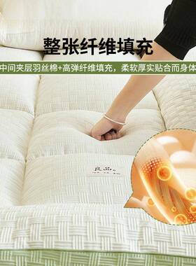 加厚豆纤褥维床大垫软垫家用卧室用子租房YRP专单人学生宿舍床褥