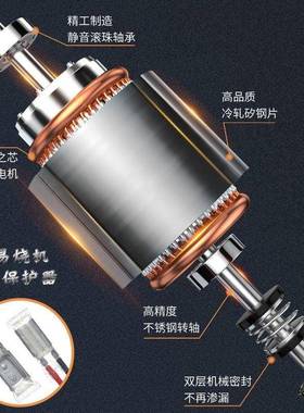 不LLP锈钢切式污水泵抽池气粪割沼泥浆增压泵排污泵220V化粪自吸