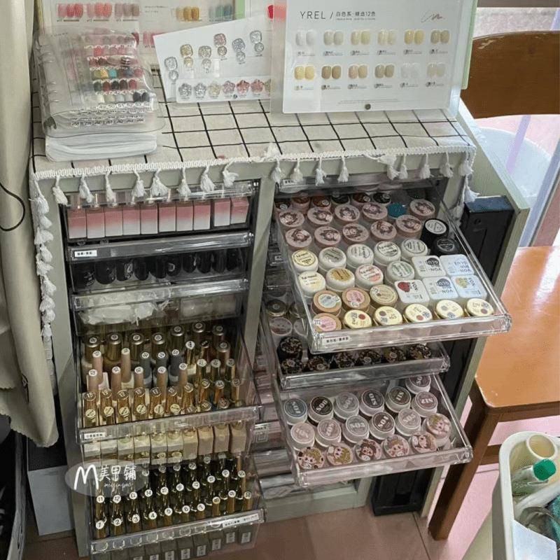 a4文件柜美甲柜收纳甲油胶柜抽屉式储物柜资料柜财务票据柜落地式