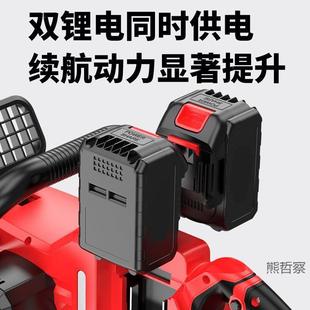 多能砍树电558链伐木锯 锂电电锯功大功率无锯刷家用手持式