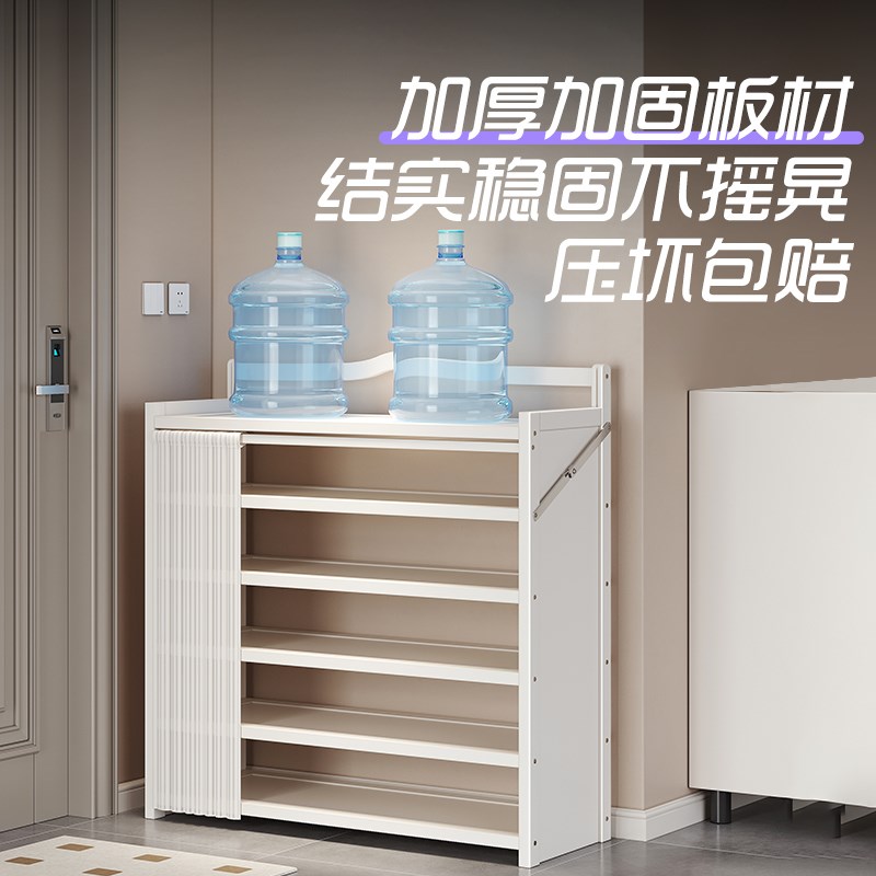 折叠鞋架子家用门口多层防尘罩简易鞋柜免安装一体式宿舍出租房用