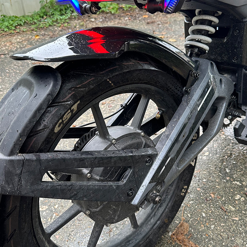 电动车小牛Sqi 后挡泥板 加长 改好 直上