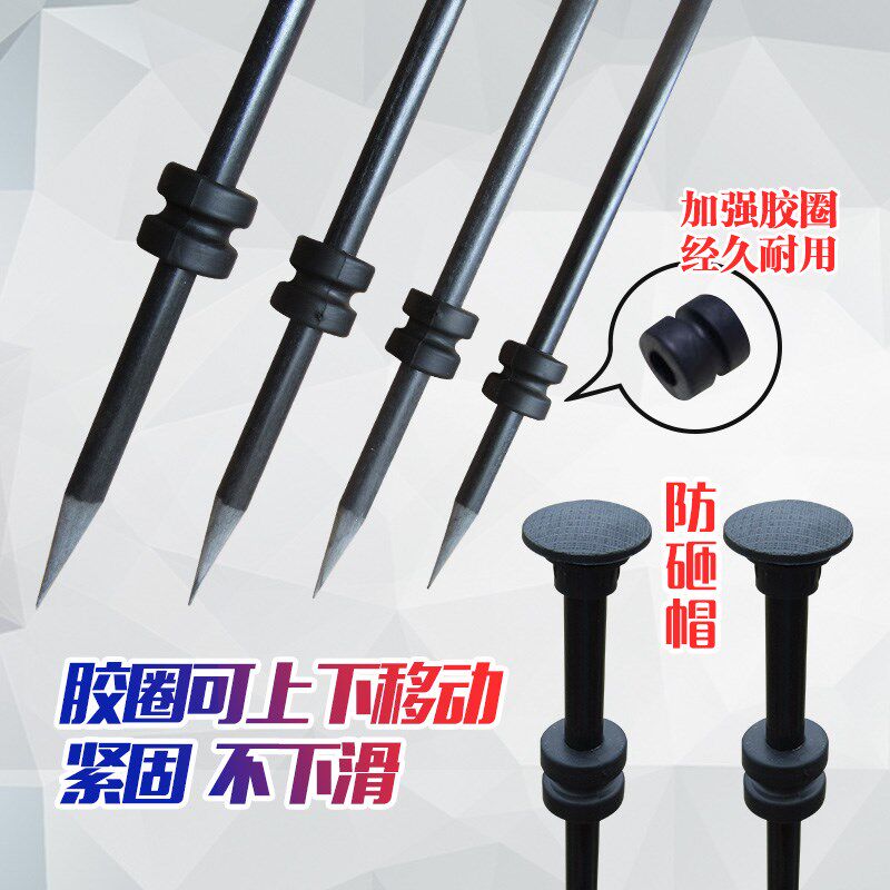 绝缘棒玻璃纤维绝缘杆逆变器拉线地桩立柱防砸绝缘帽插地棍捕鼠器
