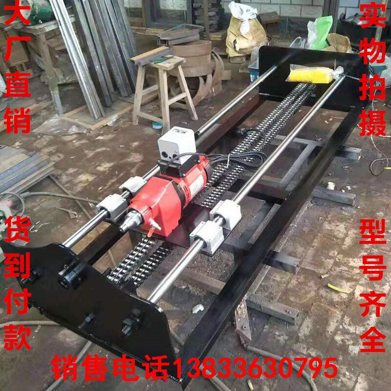小型液压顶管机 自动水钻过路钻孔机非开挖定向钻机 自来水打孔机