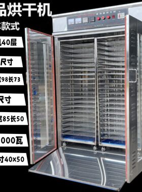 食品烘干机竹笋大型腊肠蔬菜食物腊肉类食物烘鱼干专用机干燥箱