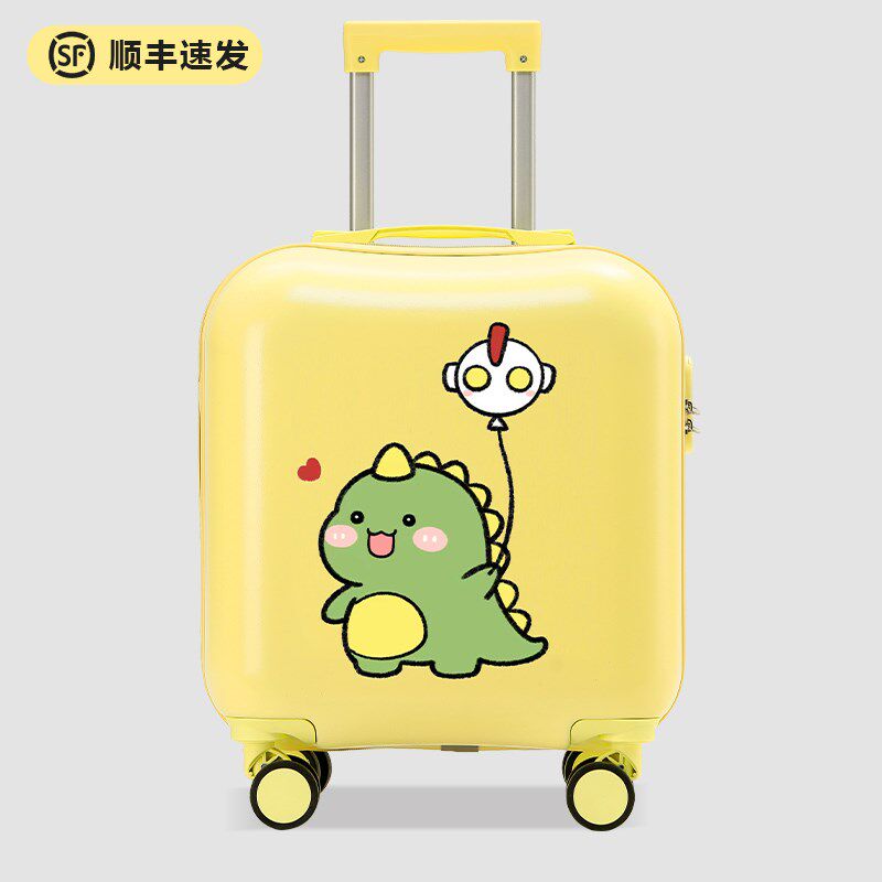 行李箱儿童男孩密码箱夏令营拉杆箱2024新款小朋友卡通旅行箱女童