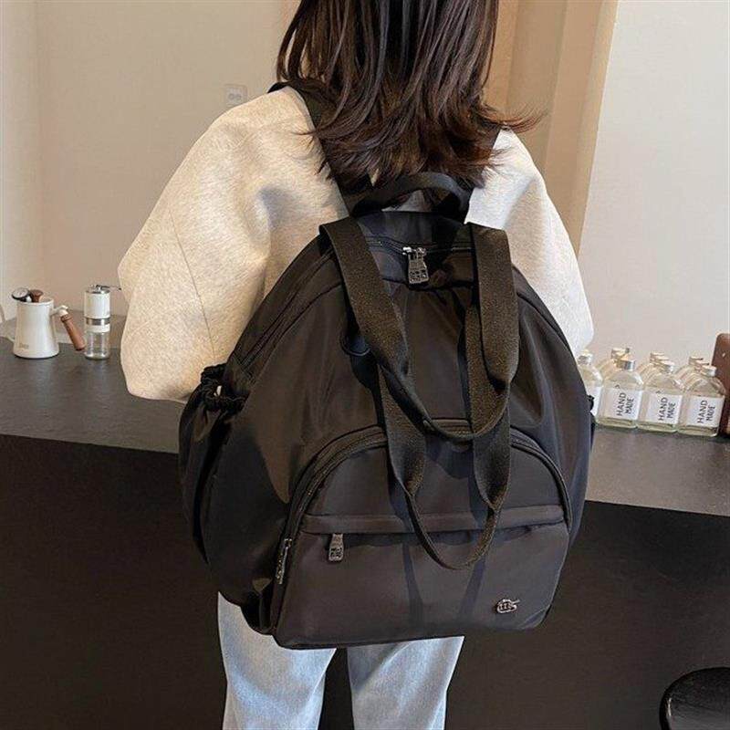 2024新款防水尼龙布双肩背包女士手提包两用牛津布双肩包