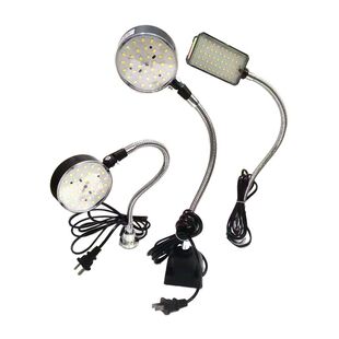 led机床工作灯强磁力吸铁台灯缝纫机灯20/15W220V24V36V48V可弯曲
