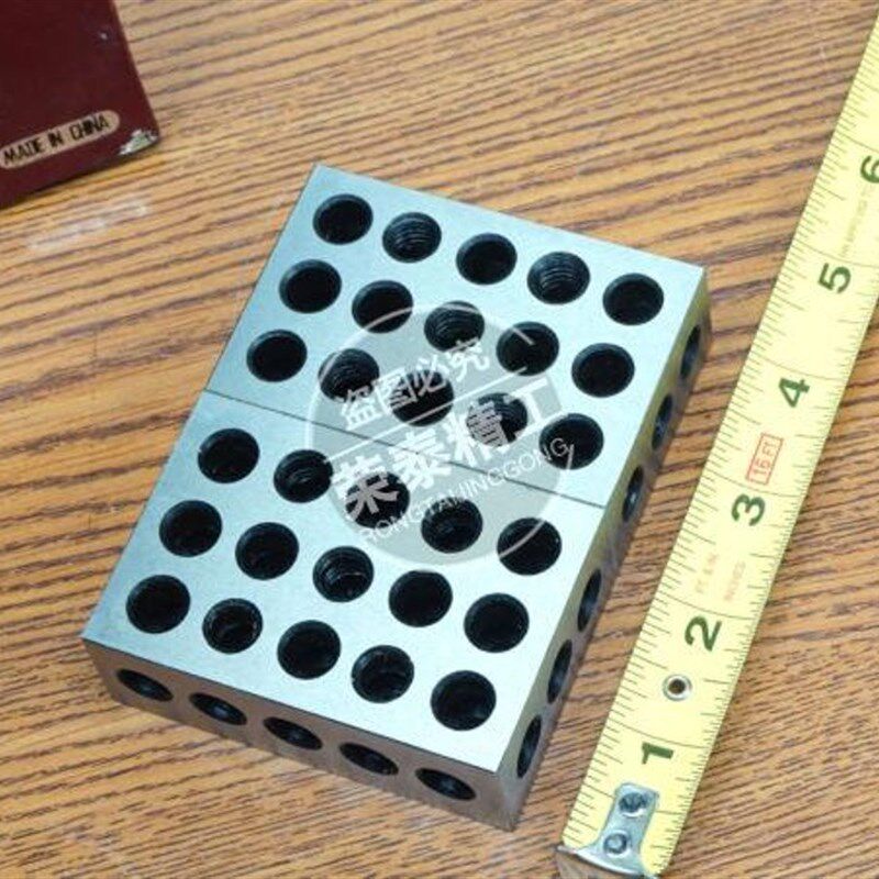 25 50 75mm平行垫块公制英制平行块23孔平行铁铣床平行等高垫铁
