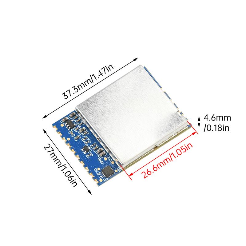 RX1264无线FPV图传模组DC5V 1.2G/1.3G FM视频接收模块音视频传输