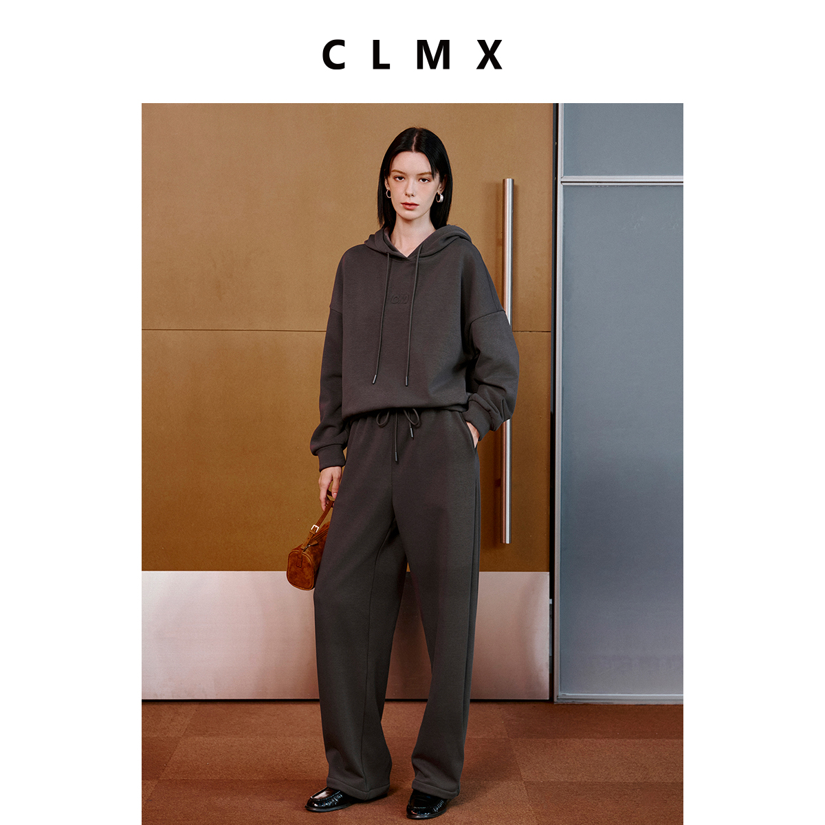 CLMX高克重加绒蓬松亲肤面料 VTG美式工装风连帽卫衣/抽绳直筒裤