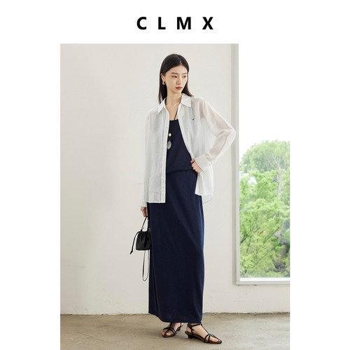 CLMX莱赛尔苎麻微透女款衬衫