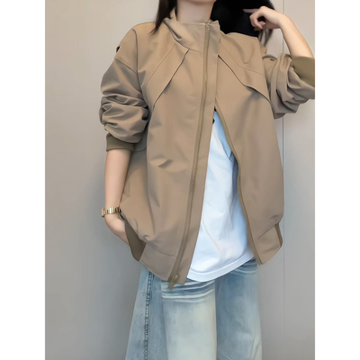 三防立领飞行夹克男款户外冲锋衣