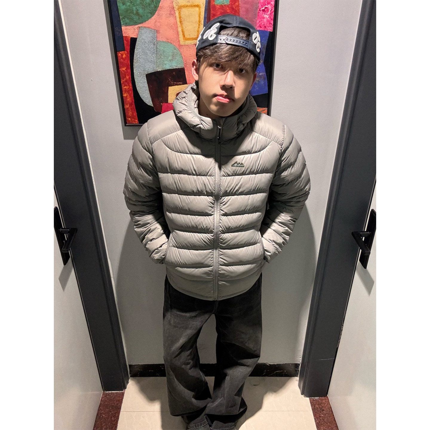 轻便排骨羽绒服男款加厚棉衣外套