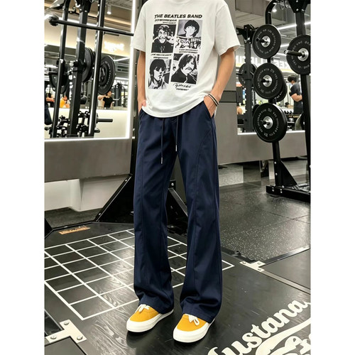 cleanfit美式斜切休闲裤男款夏季