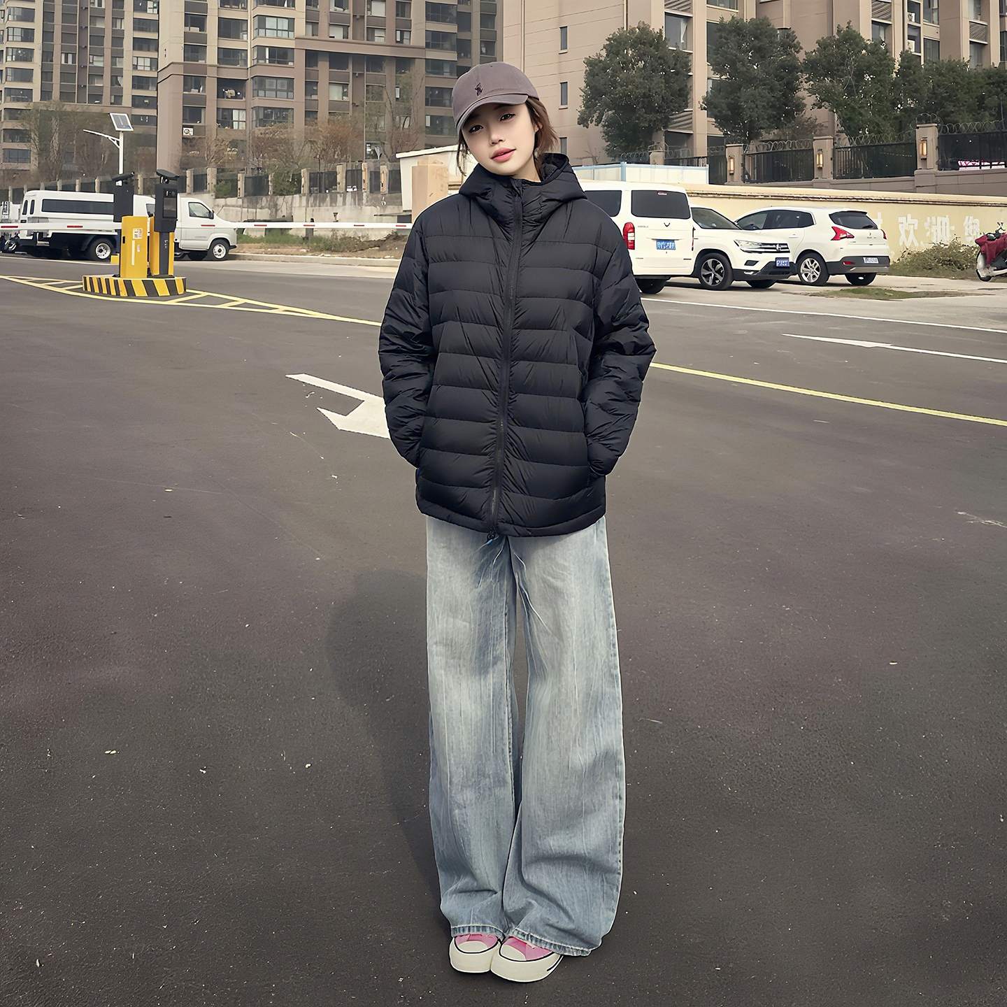 排骨羽绒服冬季加厚户外运动棉服