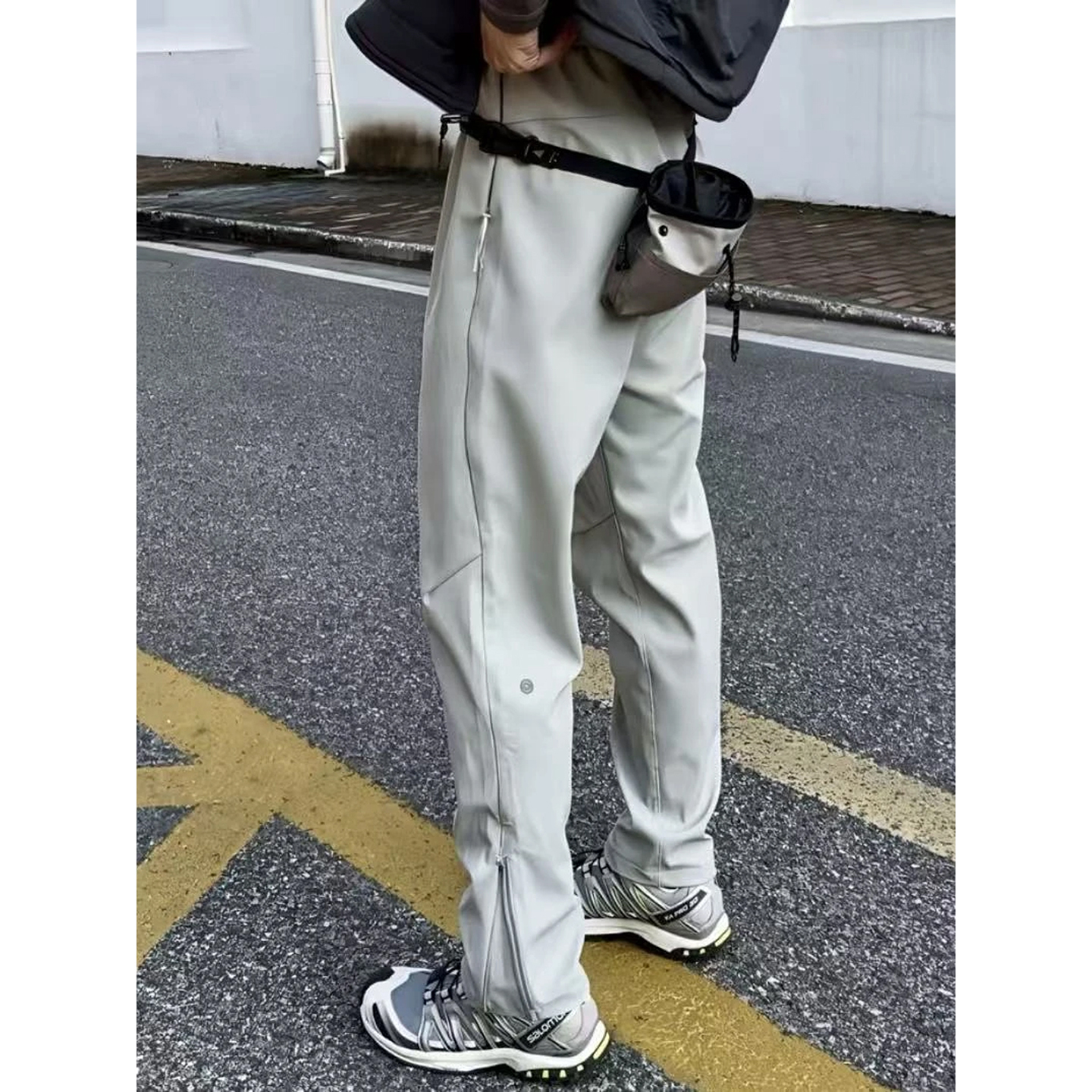 户外软壳冲锋裤秋冬美式工装裤子