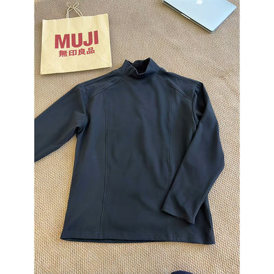 德绒半高领打底衫男保暖内搭卫衣