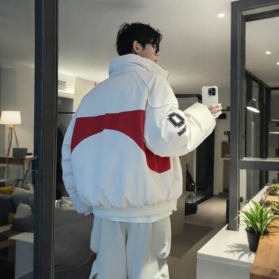 保暖羽绒棉服高级感痞帅棉衣外套